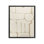 Modern Abstract Minimal Shapes 164 Framed Canvas Print Gallery Image 6