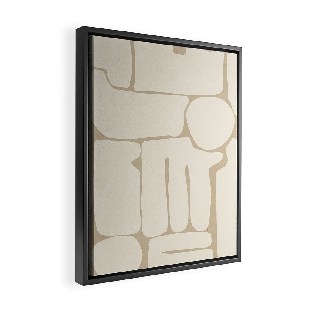 Modern Abstract Minimal Shapes 164 Framed Canvas Print Gallery Image 2