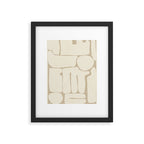 Modern Abstract Minimal Shapes 164 Framed Art Print Gallery Image 5