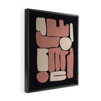 Modern Abstract Minimal Shapes 167 Framed Canvas Print Gallery Image 2