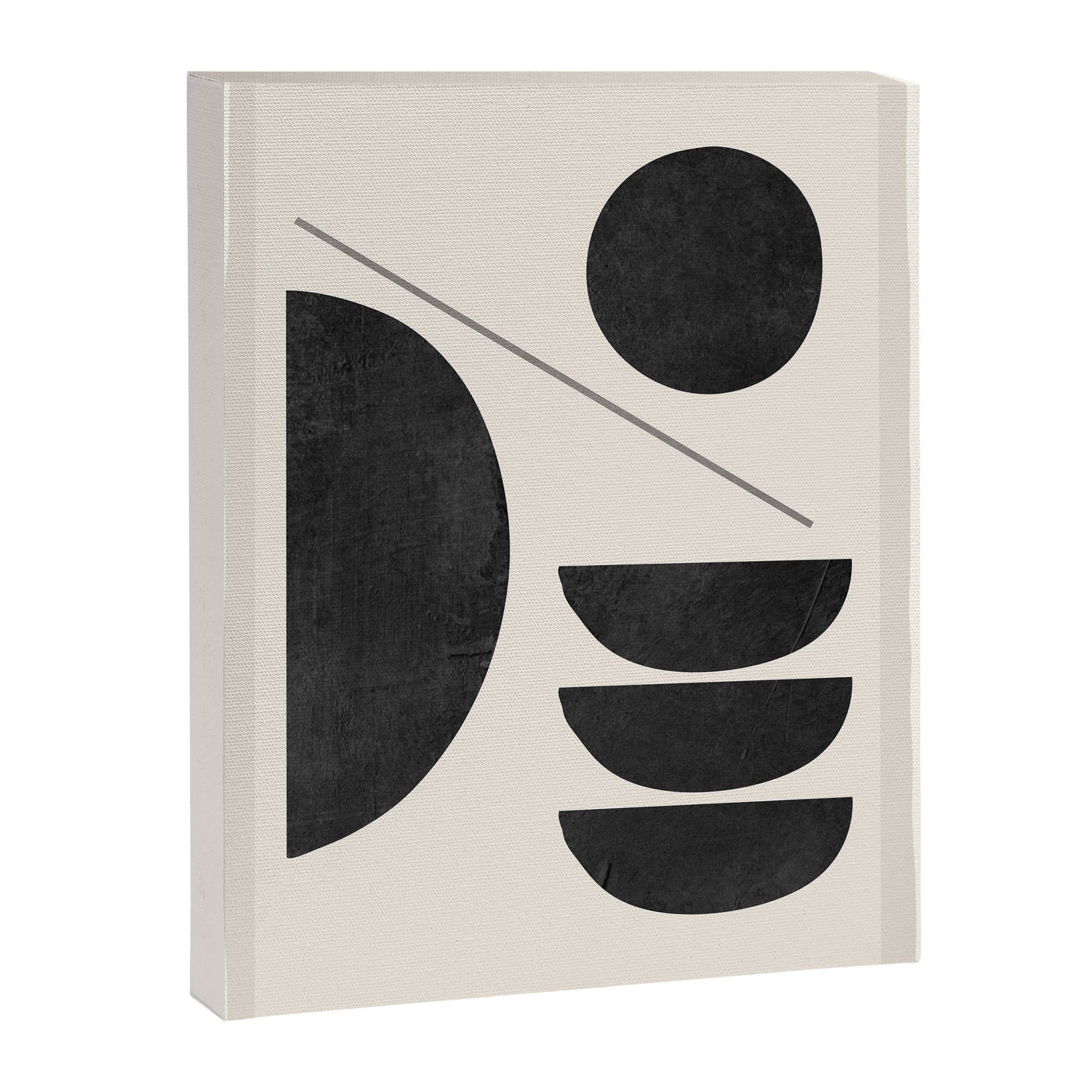 Modern Abstract Minimal Shapes 187 Canvas Print Gallery Image 6