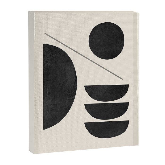 Modern Abstract Minimal Shapes 187 Canvas Print Gallery Image 1