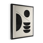 Modern Abstract Minimal Shapes 187 Framed Canvas Print Gallery Image 2