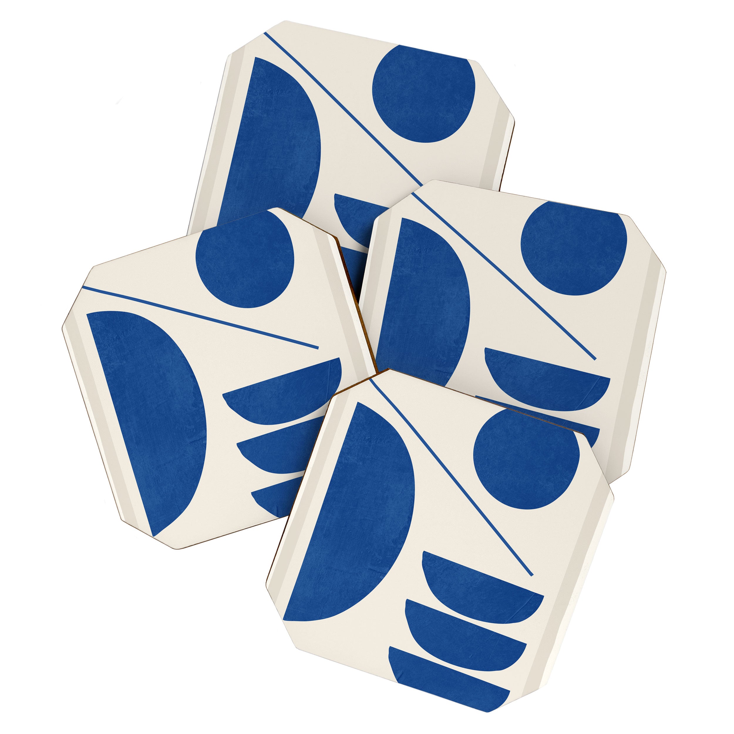 Modern Abstract Minimal Shapes 187/2 Coaster Gallery Image 1