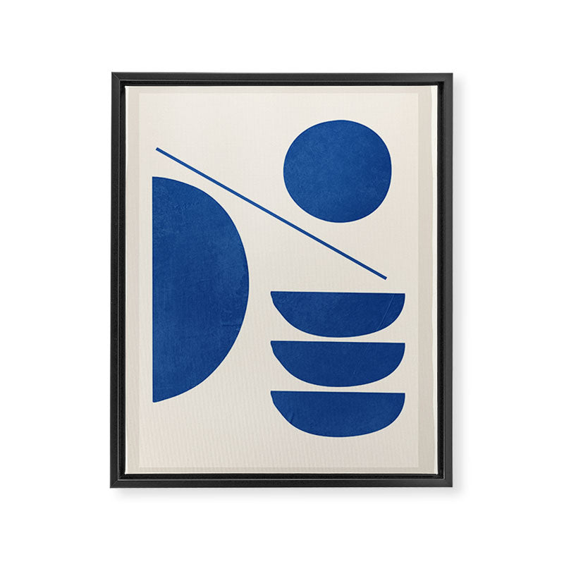 Modern Abstract Minimal Shapes 187/2 Framed Canvas Print Gallery Image 6