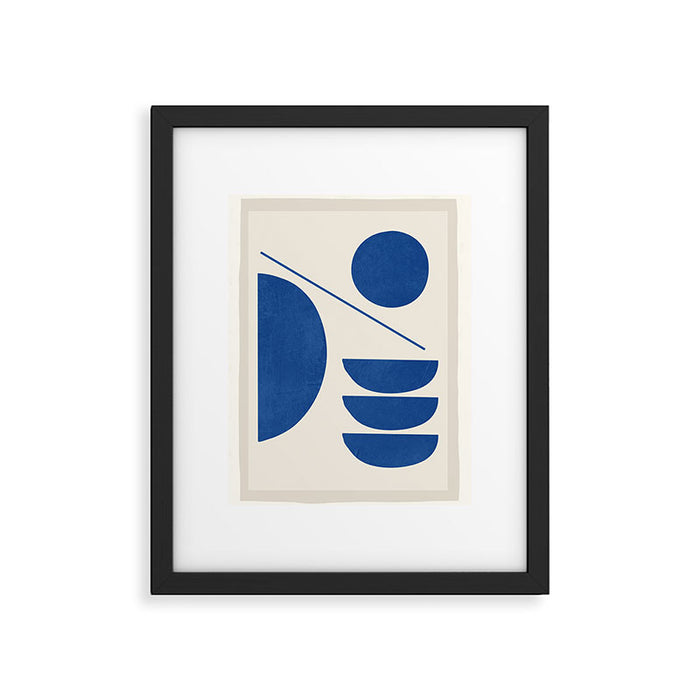 Modern Abstract Minimal Shapes 187/2 Framed Art Print Gallery Image 1