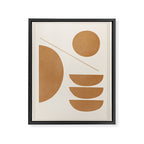 Modern Abstract Minimal Shapes 187/3 Framed Canvas Print Gallery Image 6