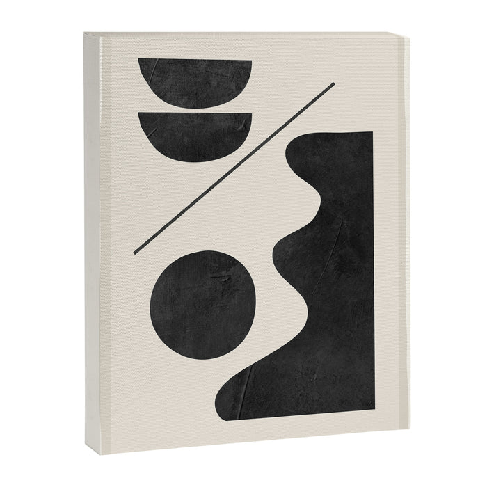 Modern Abstract Minimal Shapes 188 Canvas Print Gallery Image 1