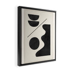 Modern Abstract Minimal Shapes 188 Framed Canvas Print Gallery Image 2