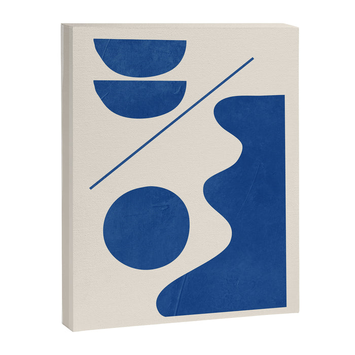 Modern Abstract Minimal Shapes 188/2 Canvas Print Gallery Image 1