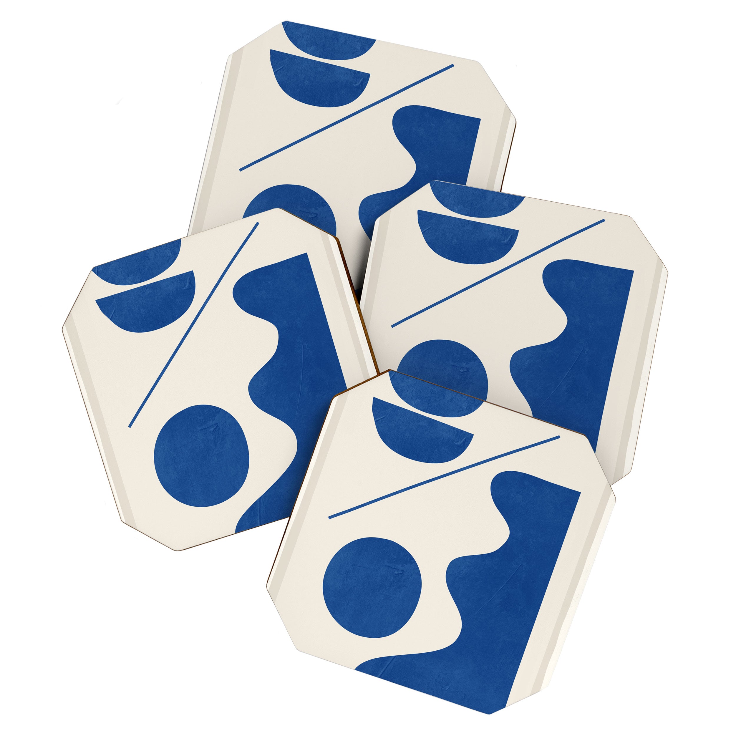 Modern Abstract Minimal Shapes 188/2 Coaster Gallery Image 1