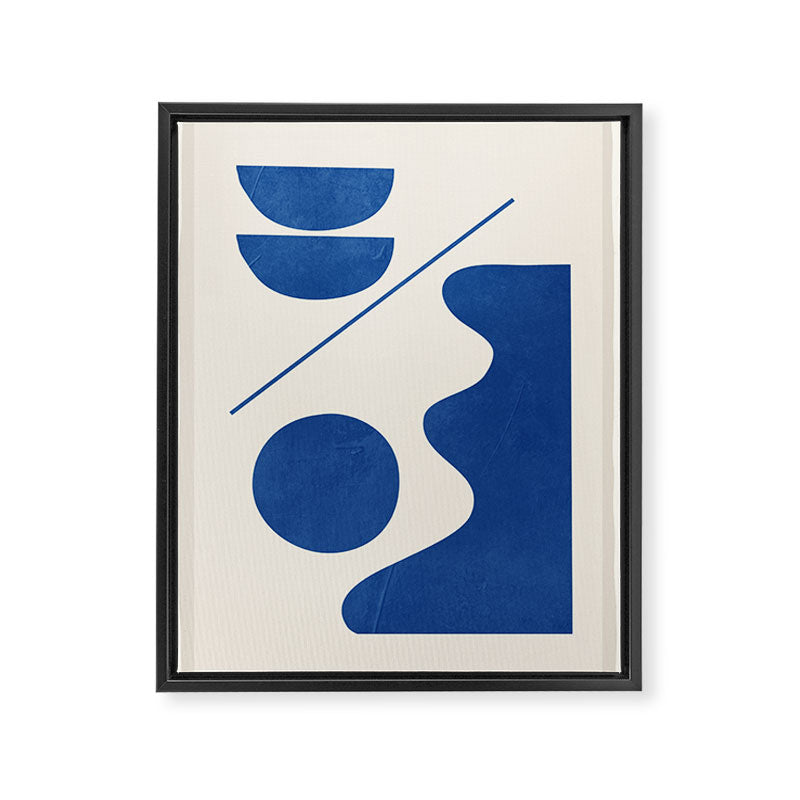 Modern Abstract Minimal Shapes 188/2 Framed Canvas Print Gallery Image 6