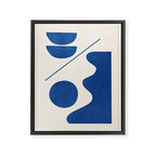 Modern Abstract Minimal Shapes 188/2 Framed Canvas Print Gallery Image 6