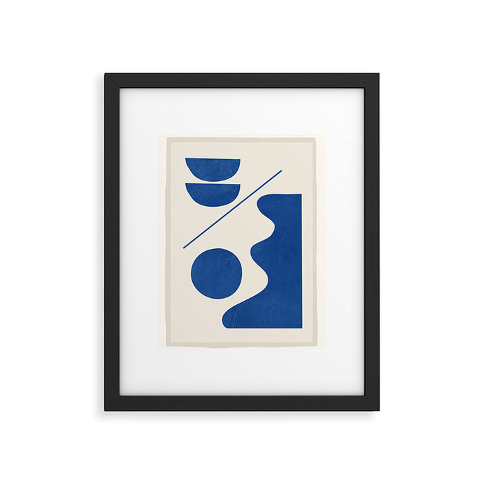 Modern Abstract Minimal Shapes 188/2 Framed Art Print Gallery Image 1