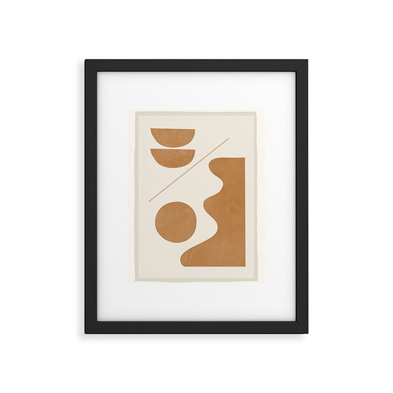 Modern Abstract Minimal Shapes 188/3 Framed Art Print Gallery Image 5