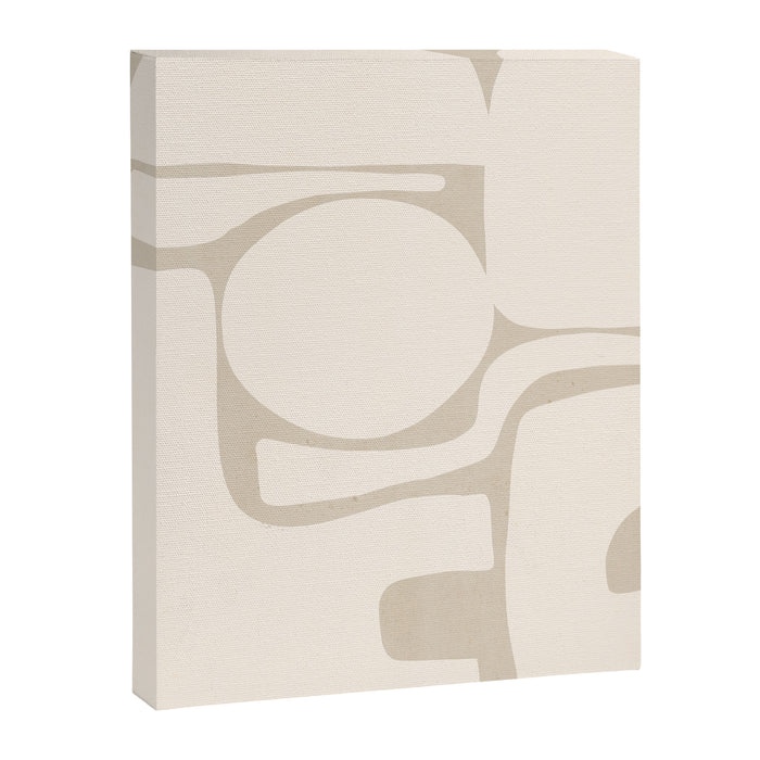 Modern Abstract Minimal Shapes 190 Canvas Print Gallery Image 1