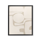 Modern Abstract Minimal Shapes 190 Framed Canvas Print Gallery Image 6
