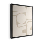 Modern Abstract Minimal Shapes 190 Framed Canvas Print Gallery Image 2
