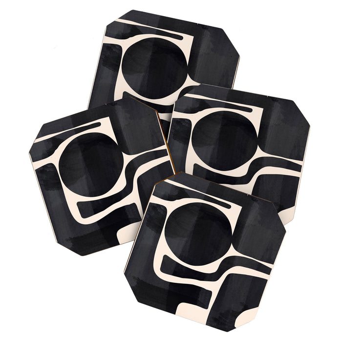Modern Abstract Minimal Shapes 192 Coaster Gallery Image 1