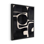 Modern Abstract Minimal Shapes 192 Framed Canvas Print Gallery Image 2