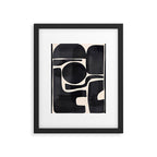 Modern Abstract Minimal Shapes 192 Framed Art Print Gallery Image 4