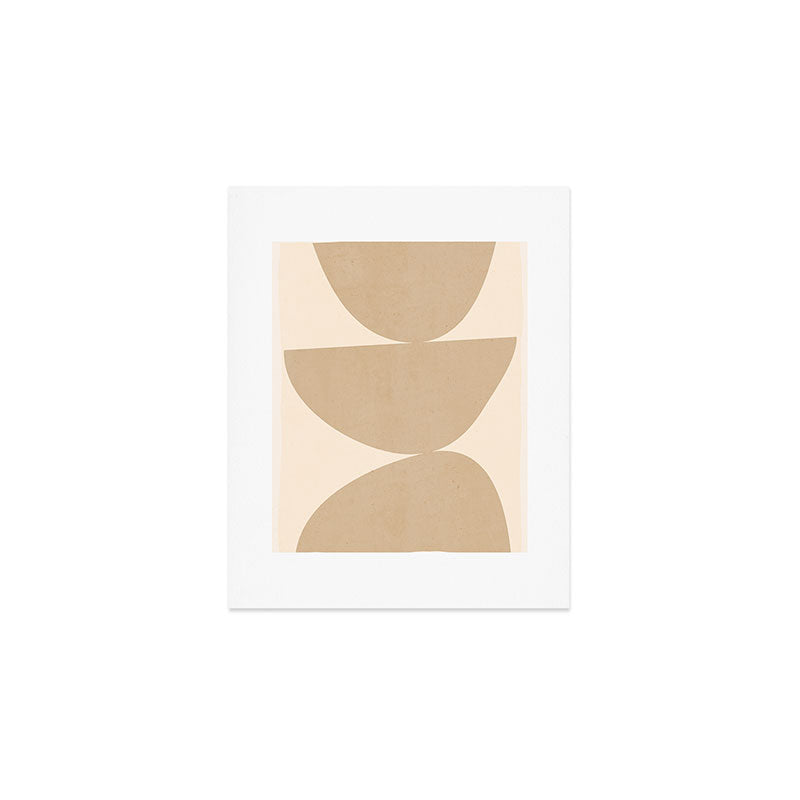 Modern Abstract Minimal Shapes 197 Art Print Gallery Image 1