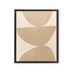 Modern Abstract Minimal Shapes 197 Framed Canvas Print Gallery Image 6