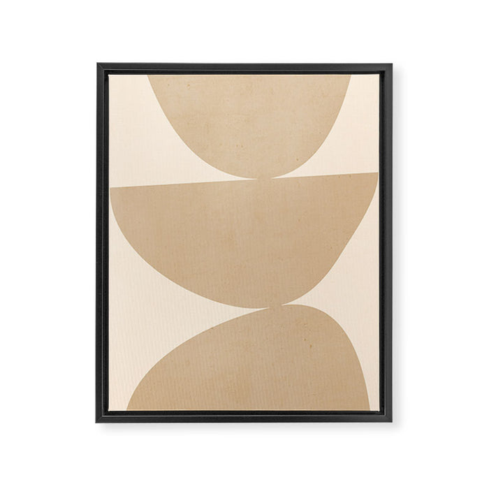Modern Abstract Minimal Shapes 197 Framed Canvas Print Gallery Image 1