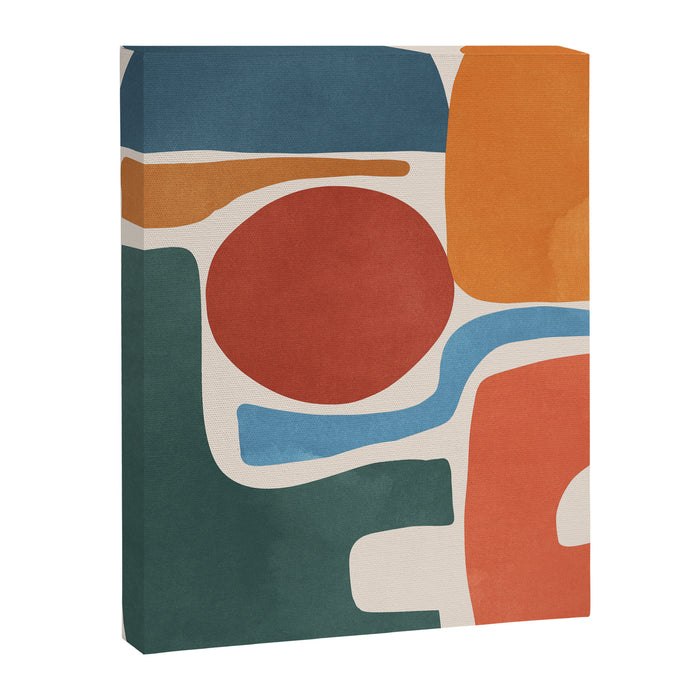 Modern Abstract Minimal Shapes 200 Canvas Print Gallery Image 1