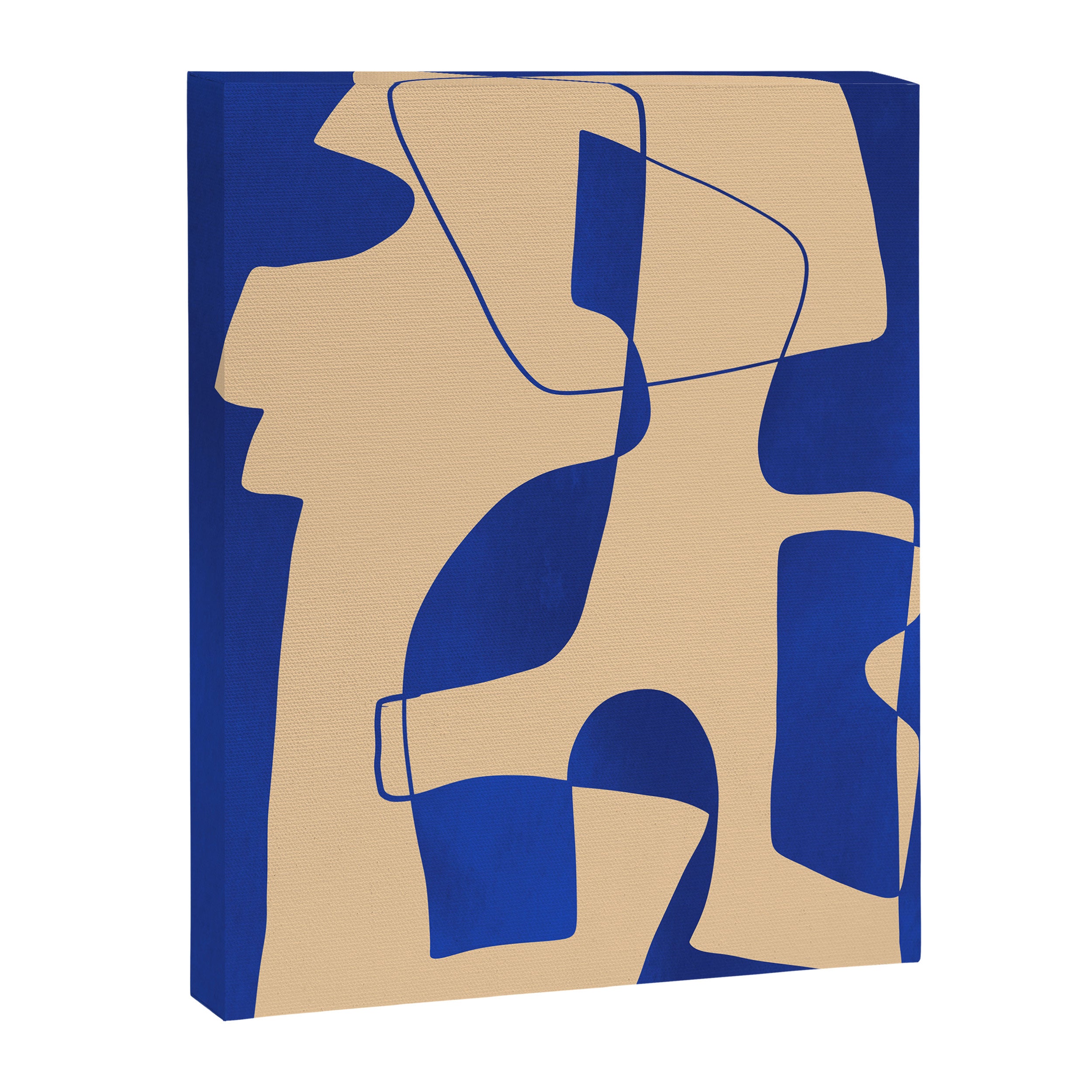 Modern Abstract Minimal Shapes 207 Canvas Print Gallery Image 6