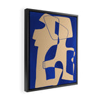 Modern Abstract Minimal Shapes 207 Framed Canvas Print Gallery Image 2