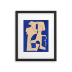Modern Abstract Minimal Shapes 207 Framed Art Print Gallery Image 5