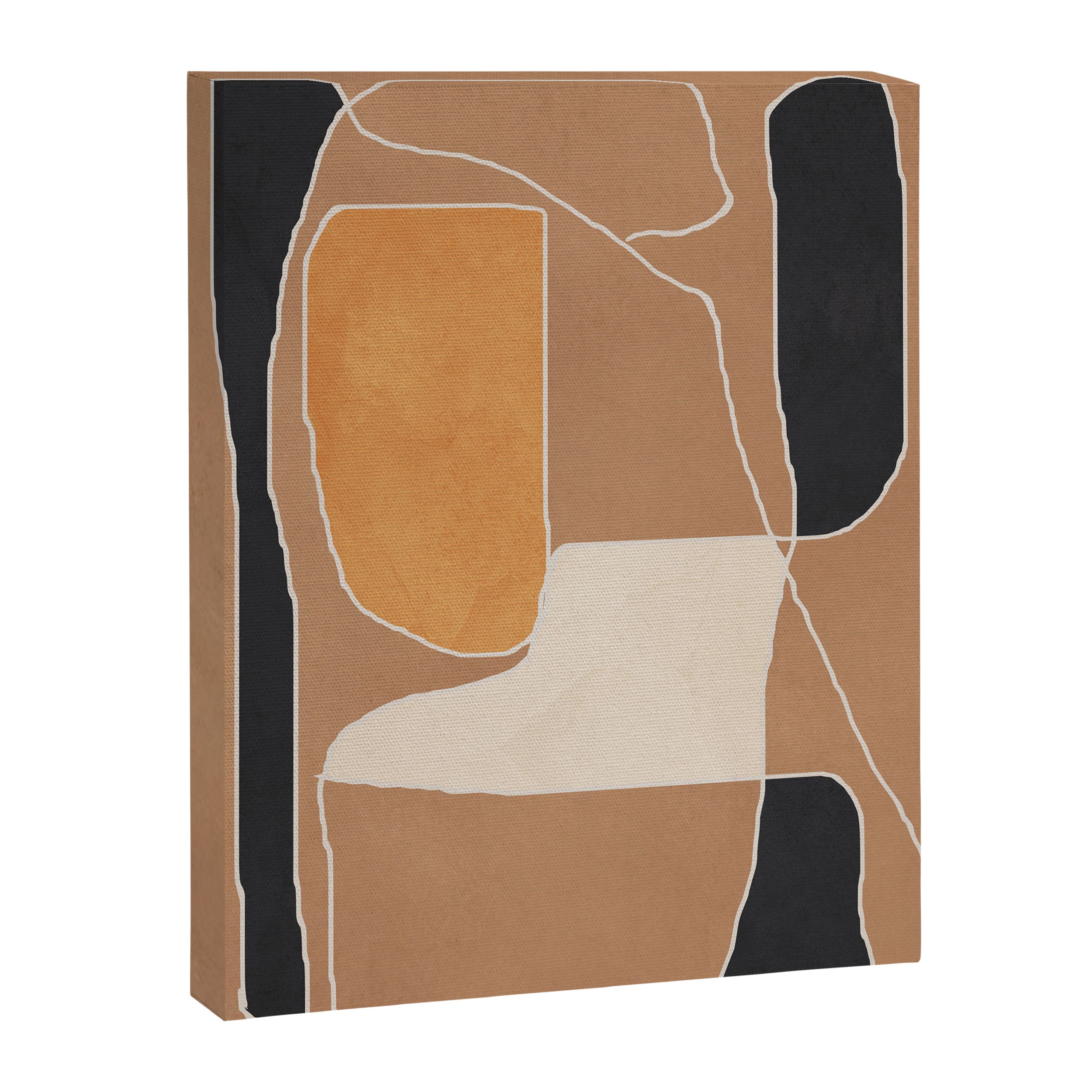 Modern Abstract Minimal Shapes 211 Canvas Print Gallery Image 6