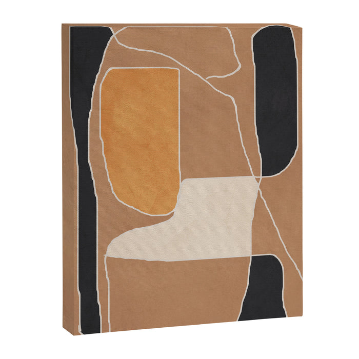 Modern Abstract Minimal Shapes 211 Canvas Print Gallery Image 1