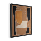 Modern Abstract Minimal Shapes 211 Framed Canvas Print Gallery Image 2