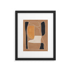 Modern Abstract Minimal Shapes 211 Framed Art Print Gallery Image 5