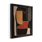 Modern Abstract Minimal Shapes 212 Framed Canvas Print Gallery Image 2