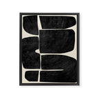 Modern Abstract Minimal Shapes 214 Framed Canvas Print Gallery Image 6