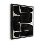 Modern Abstract Minimal Shapes 214 Framed Canvas Print Gallery Image 2