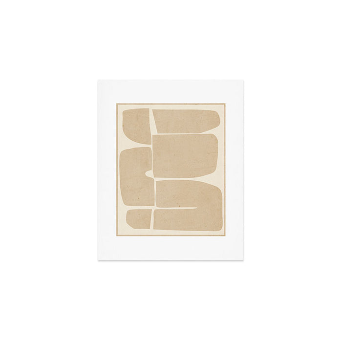Modern Abstract Minimal Shapes 215 Art Print Gallery Image 1