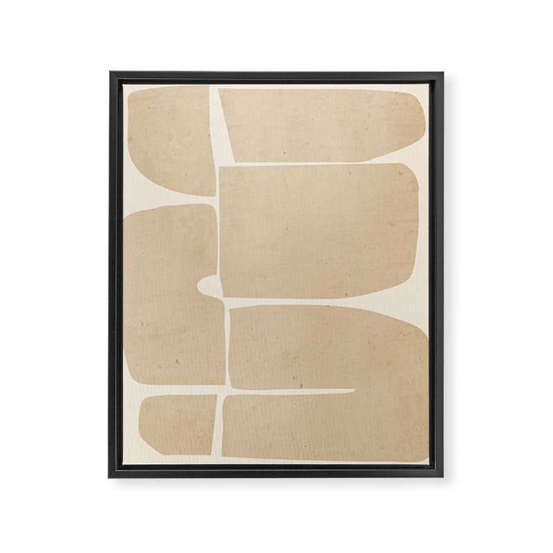 Modern Abstract Minimal Shapes 215 Framed Canvas Print Gallery Image 6