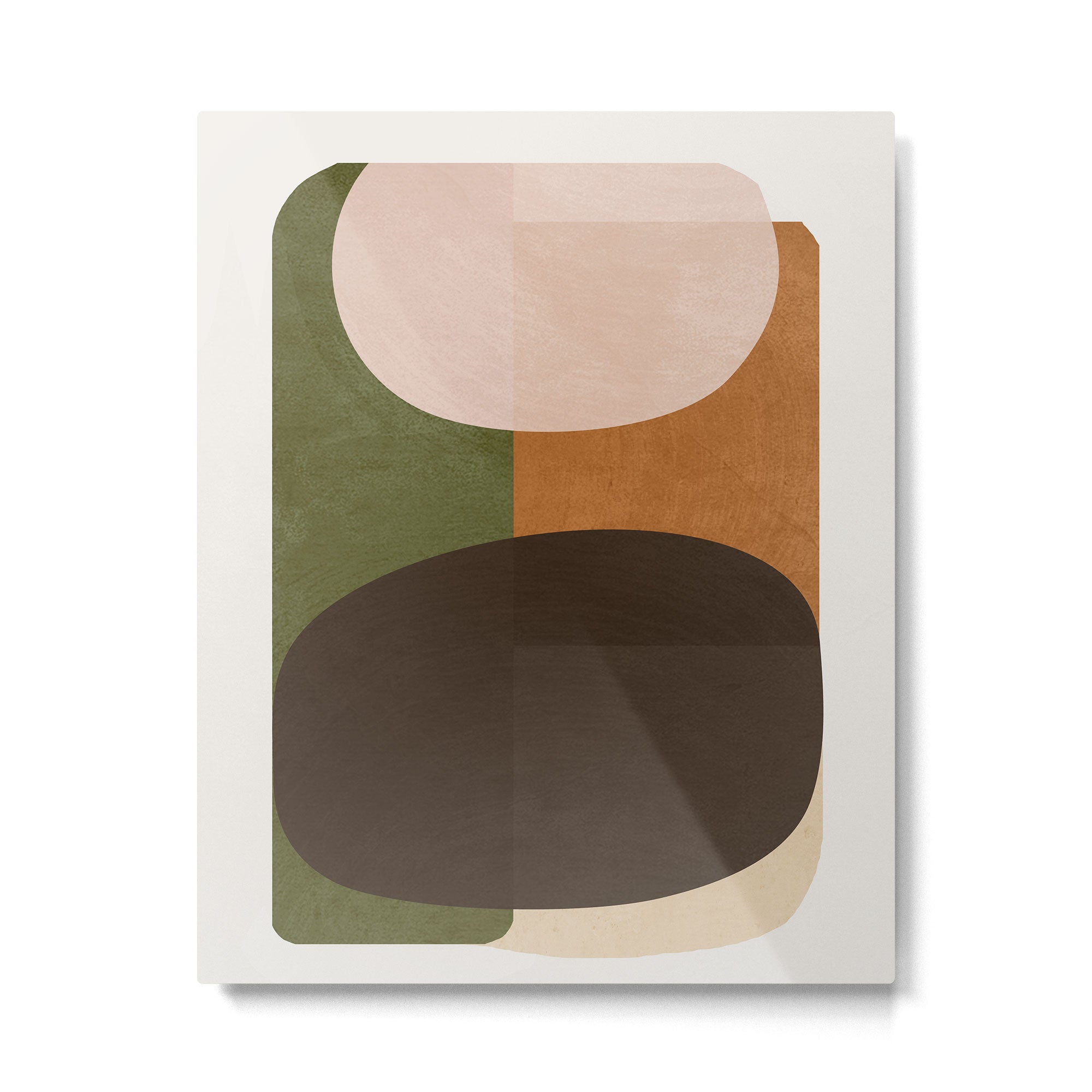 Modern Abstract Minimal Shapes 217 Metal Print Gallery Image 4