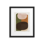 Modern Abstract Minimal Shapes 217 Framed Art Print Gallery Image 5
