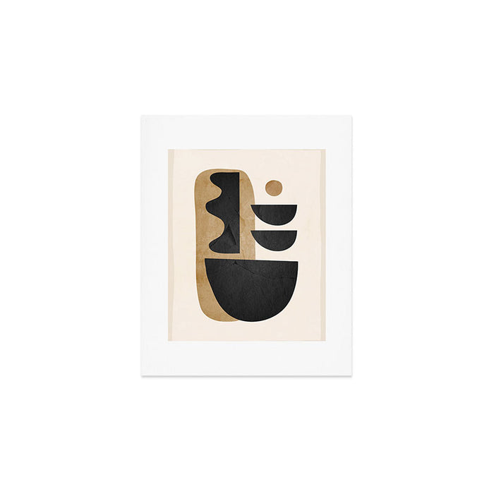 Modern Abstract Minimal Shapes 218 Art Print Gallery Image 1