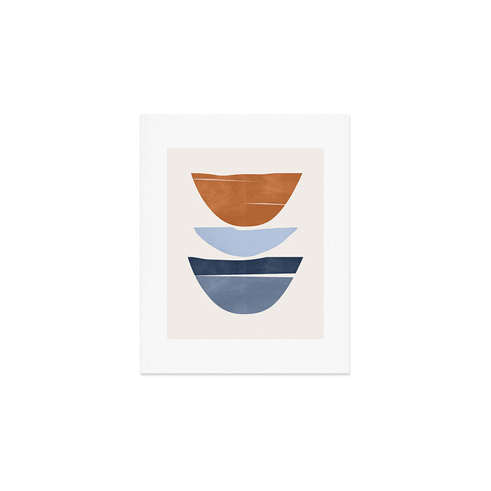 Modern Abstract Minimal Shapes 219 Art Print Gallery Image 1