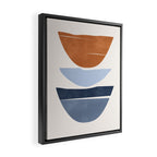 Modern Abstract Minimal Shapes 219 Framed Canvas Print Gallery Image 2