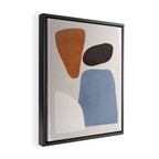 Modern Abstract Minimal Shapes 220 Framed Canvas Print Gallery Image 2