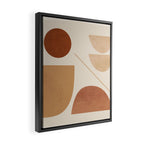 Modern Abstract Minimal Shapes 222 Framed Canvas Print Gallery Image 2