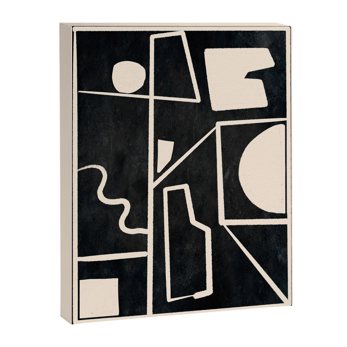 Modern Abstract Minimal Shapes 39 Canvas Print Gallery Image 6