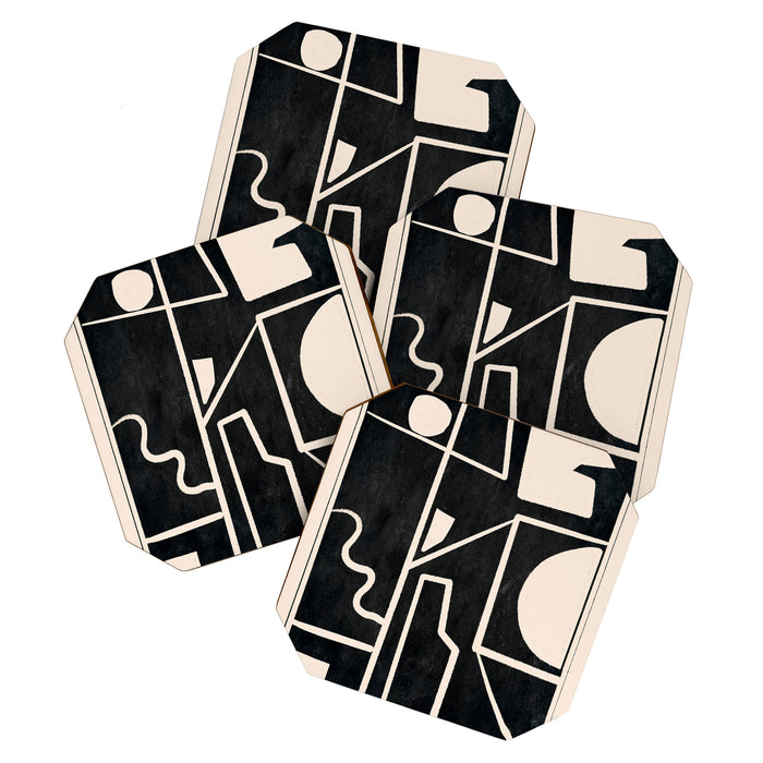 Modern Abstract Minimal Shapes 39 Coaster Gallery Image 1
